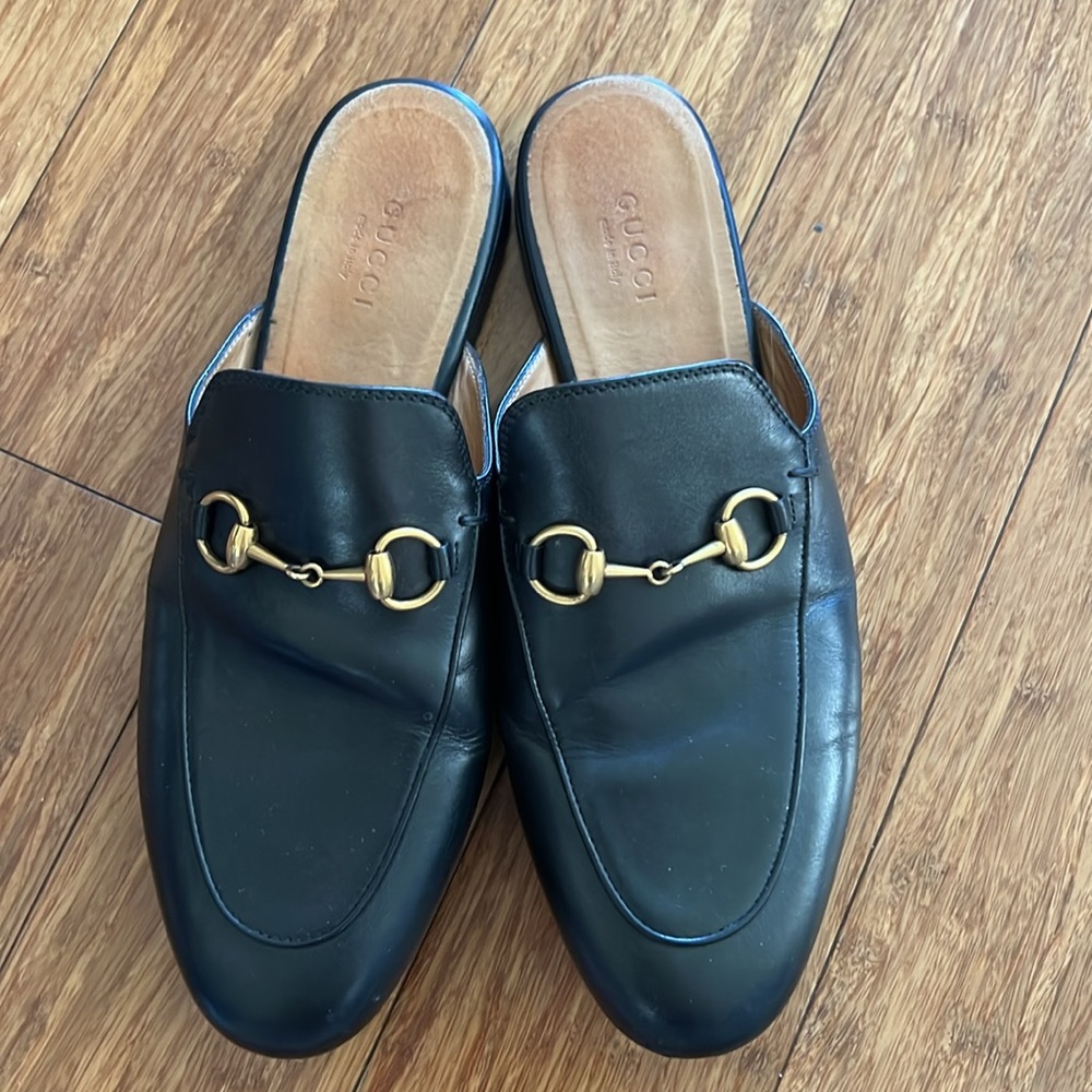 Gucci Princeton Leather Slipper Slide - Picture 2 of 6